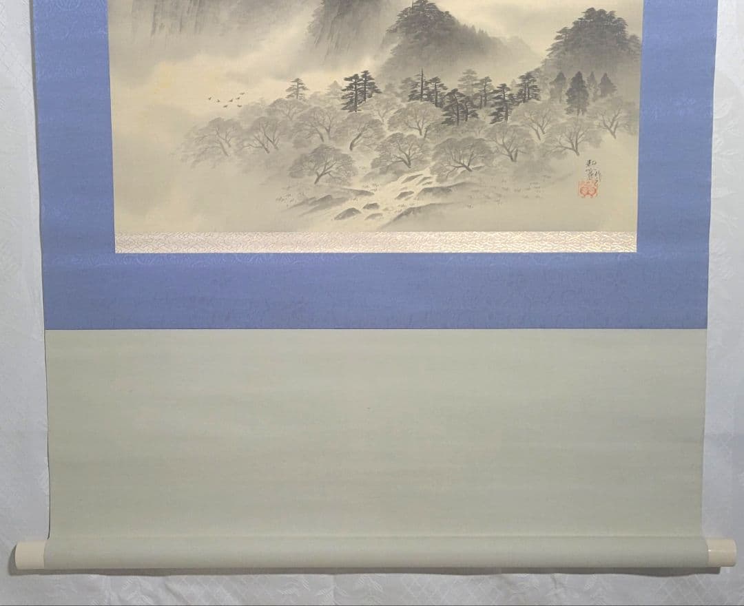 佐藤耕寛　風景画　山水画　箱無　書画、骨董品、美術品