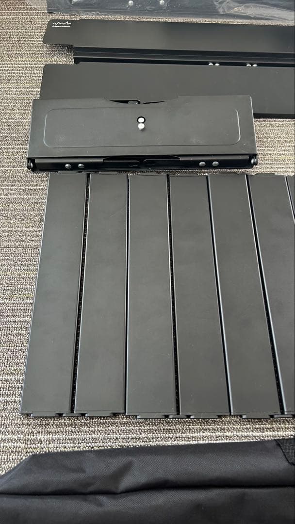 【美品・室内使用のみ】アルペンアウトドアーズ　アルミユニットテーブル110