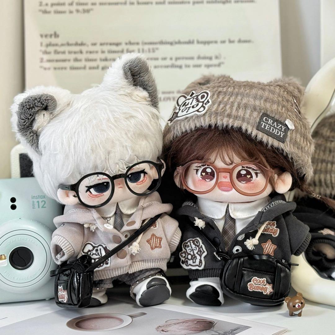 新品♡ぬいぐるみ服20cm 着せ替えぬい ぬい活 パンク 3着まとめ