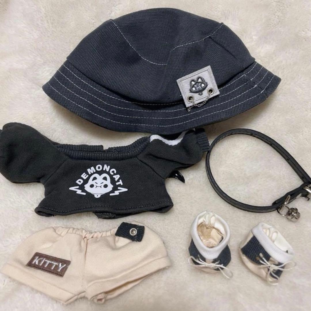 新品♡ぬいぐるみ服20cm 着せ替えぬい ぬい活 パンク 3着まとめ