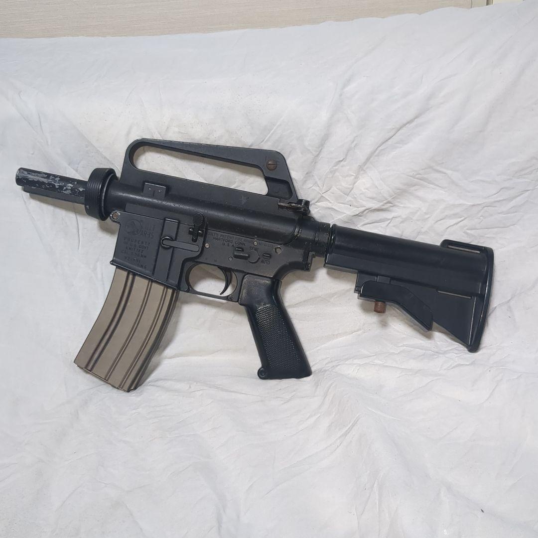 推定マルシン製　亜鉛合金製　xm177e2 モデルガン　実物マガジン付　ジャンク