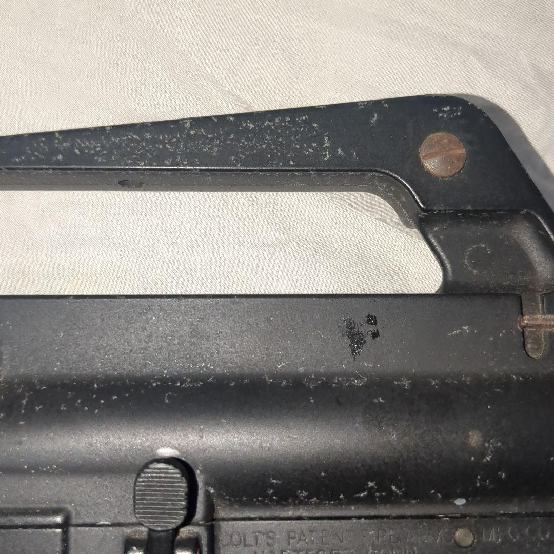 推定マルシン製　亜鉛合金製　xm177e2 モデルガン　実物マガジン付　ジャンク