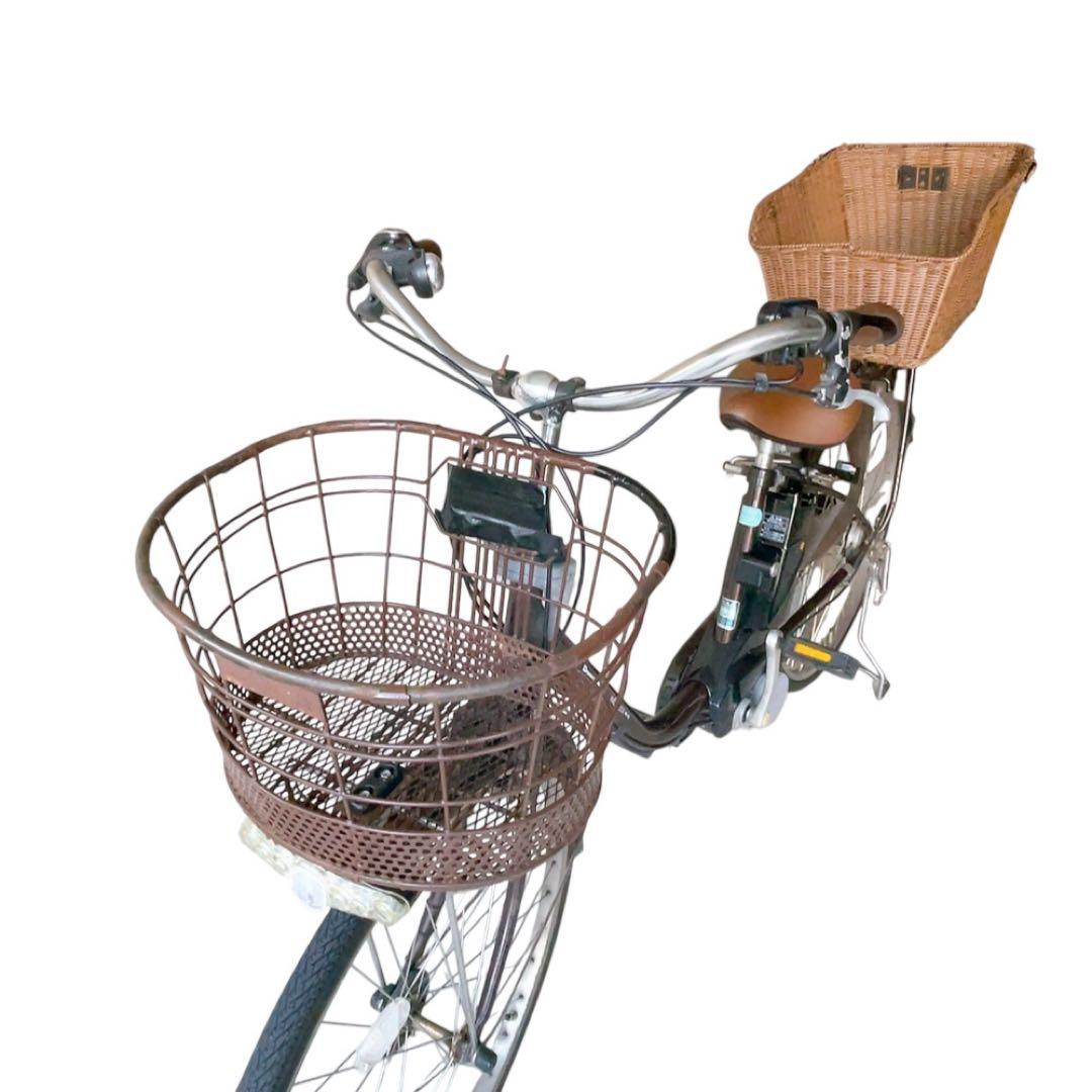 【引取限定】パナソニック　ビビスタイルDX 26インチ　茶色　電動アシスト自転車