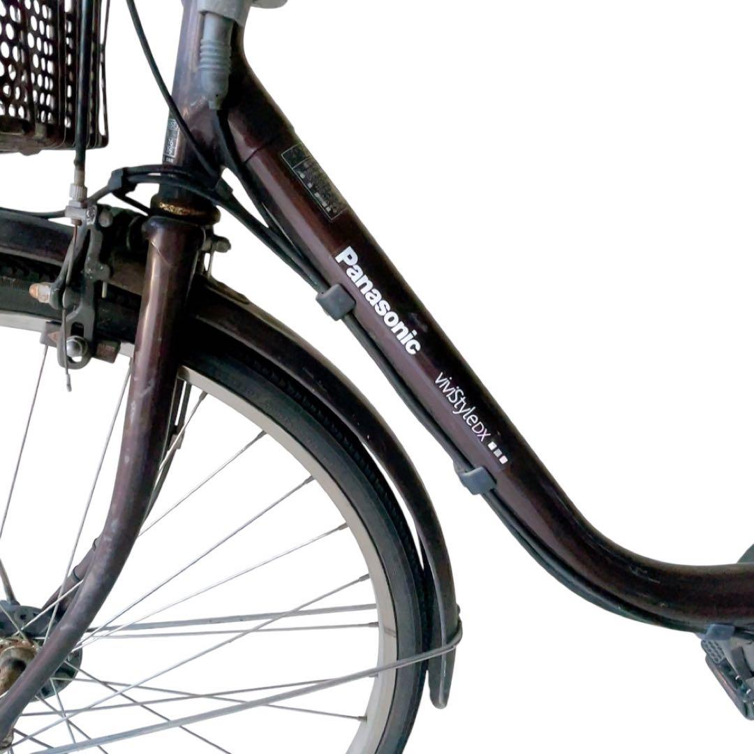 【引取限定】パナソニック　ビビスタイルDX 26インチ　茶色　電動アシスト自転車