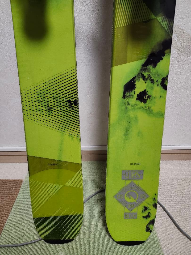 やまだ様 Salomon Q-105 181 ファット スキー 板 良品