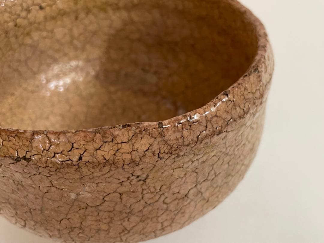 陶芸家　作家物　宇田川聖谷　萩茶碗　萩焼　茶碗　抹茶碗　共箱