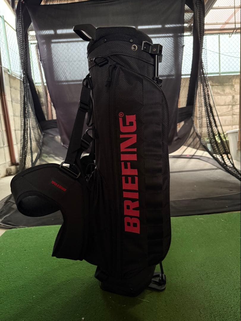 BRIEFING キャディバッグ 黒　ジュニア