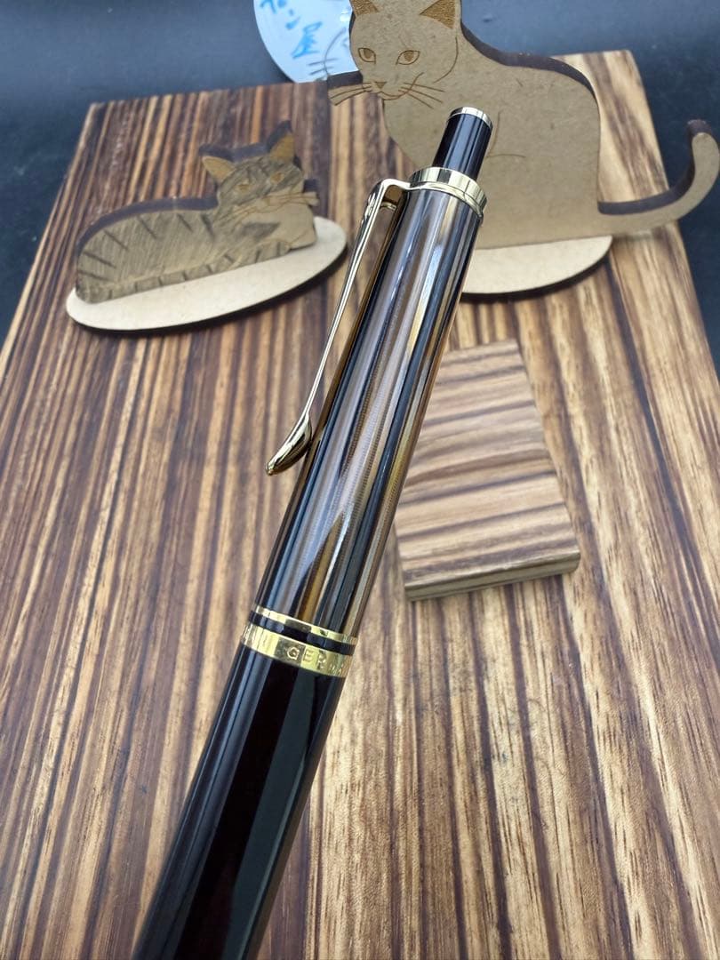 PELIKAN ボールペン K400 茶縞