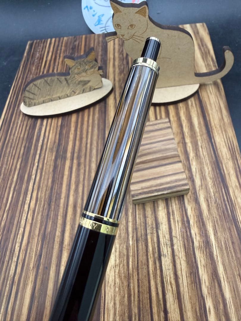 PELIKAN ボールペン K400 茶縞