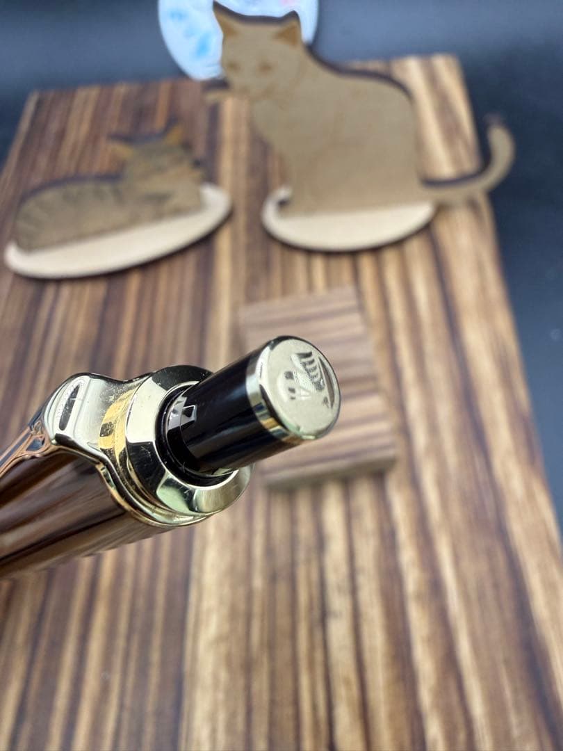 PELIKAN ボールペン K400 茶縞