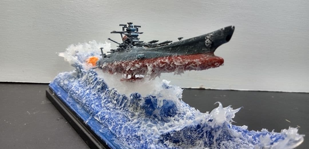 ブシドーバンダイ.メカコレ宇宙戦艦ヤマト2202ジオラマ完成品 2セット