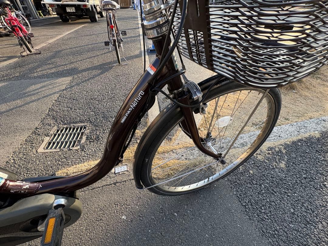 中古YAMAHA電動アシスト自転車　12.3Ah 大阪　014番