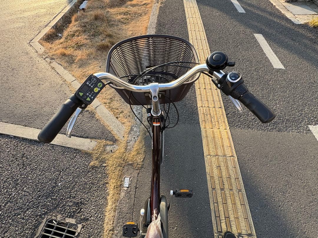 中古YAMAHA電動アシスト自転車　12.3Ah 大阪　014番