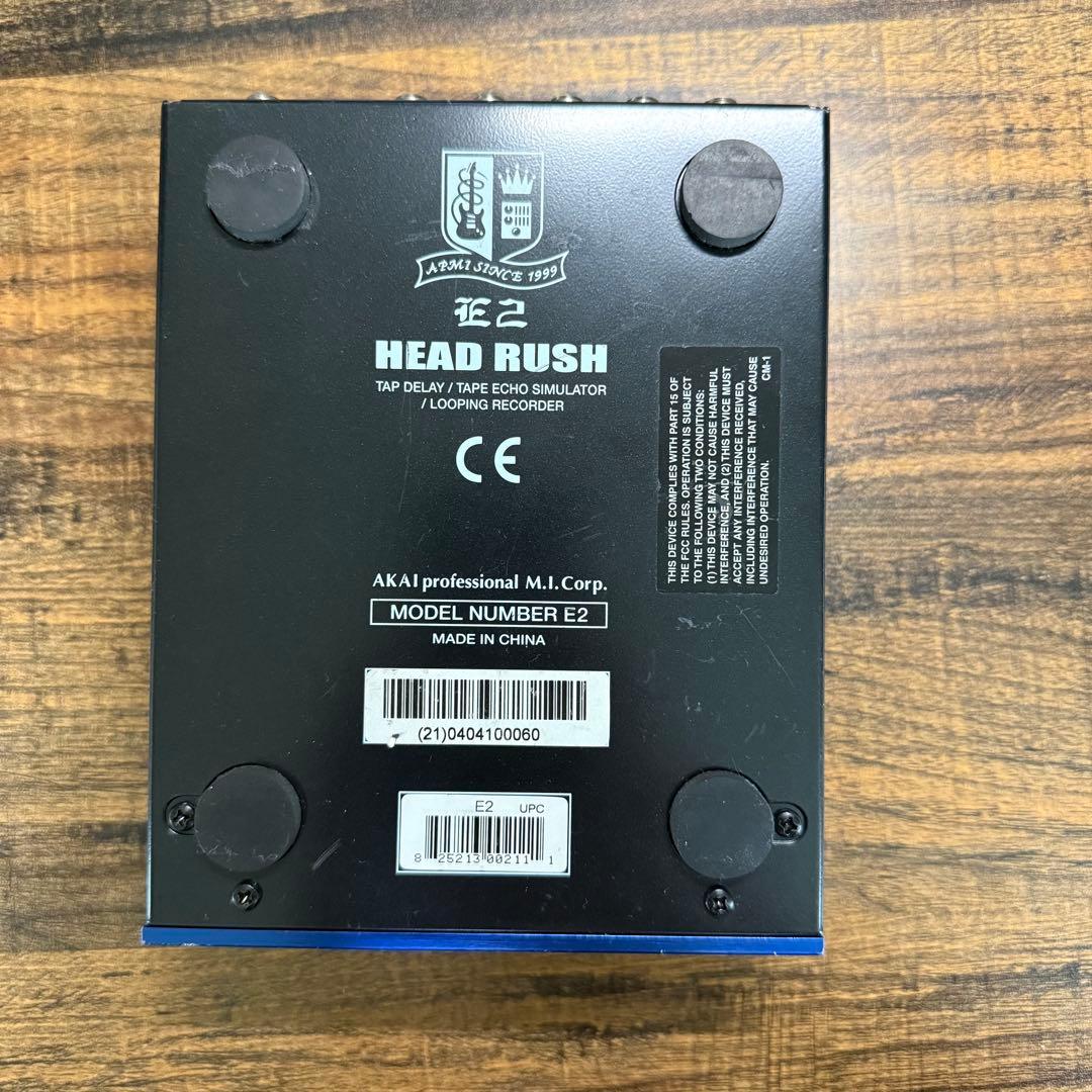 初太郎。AKAI HEAD RUSH E2 ディレイ