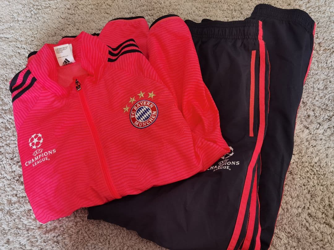 Adidas FCバイエルン・ミュンヘン ジャージセット Lサイズ