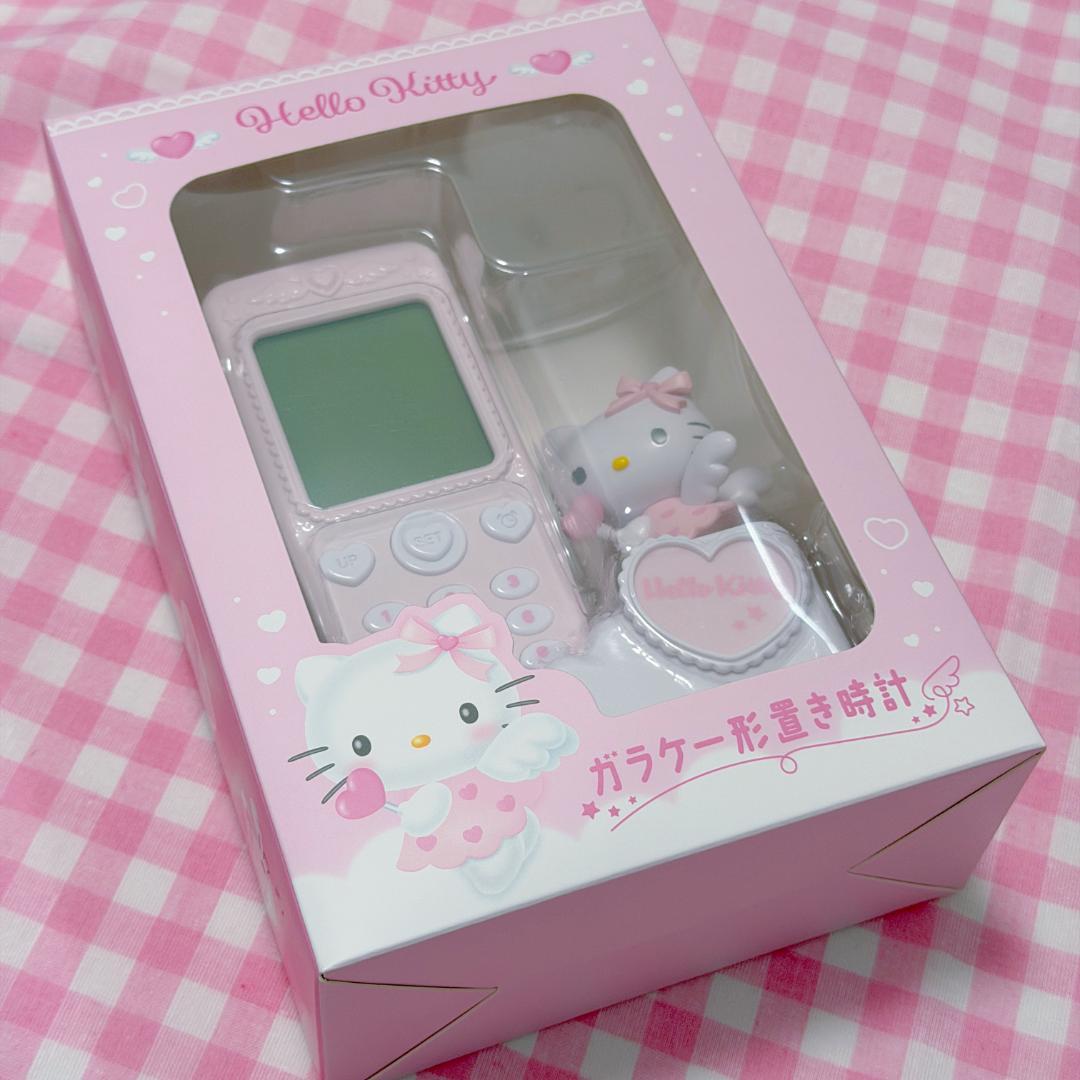 サンリオ ハローキティ ガラケー型置き時計