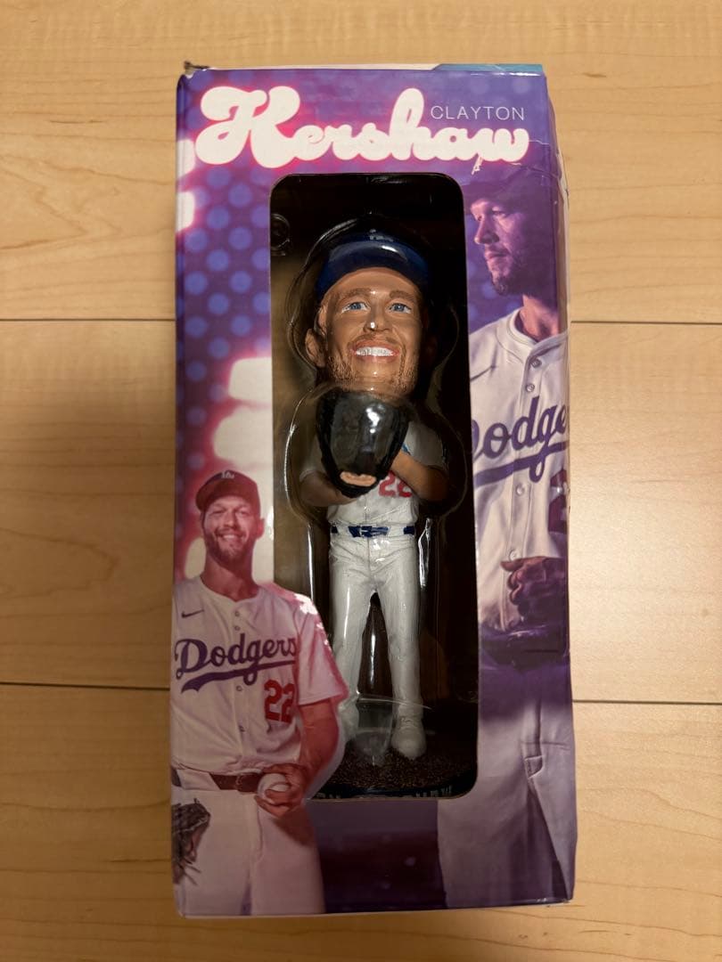 2025引退　ドジャース　カーショウ　ボブルヘッド　フィギュア 22