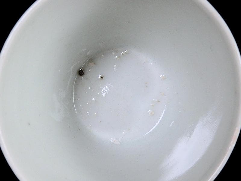 古伊万里　染付　桧垣草紋の図　蕎麦猪口　080AS-CBj