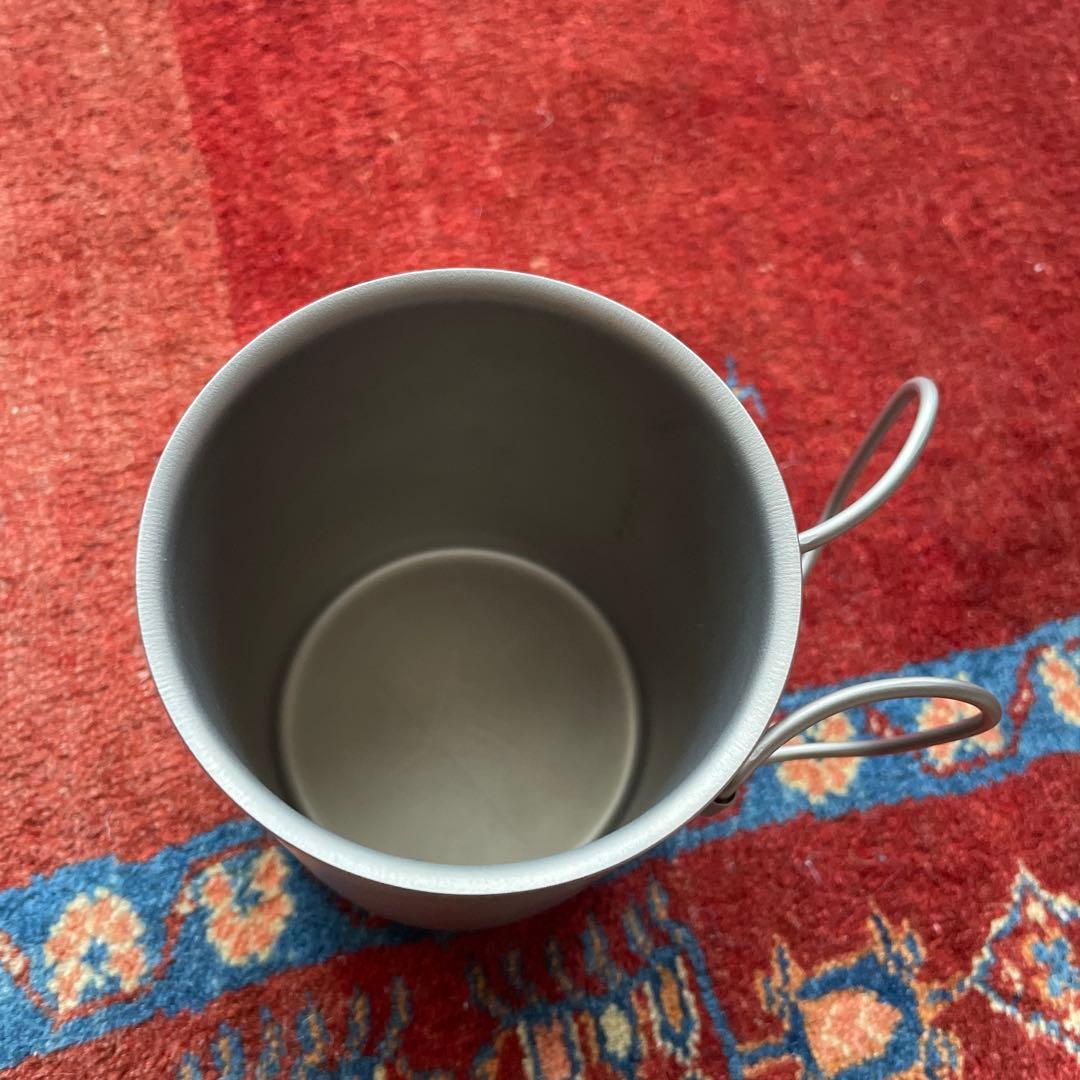 激レア 取手付きnordisk チタン ダブルウォールマグ 450ml