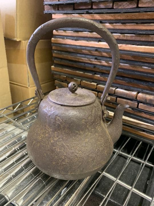 値下げ！鉄瓶　遺物整理　旧蔵家出物　忠兵衛　美品