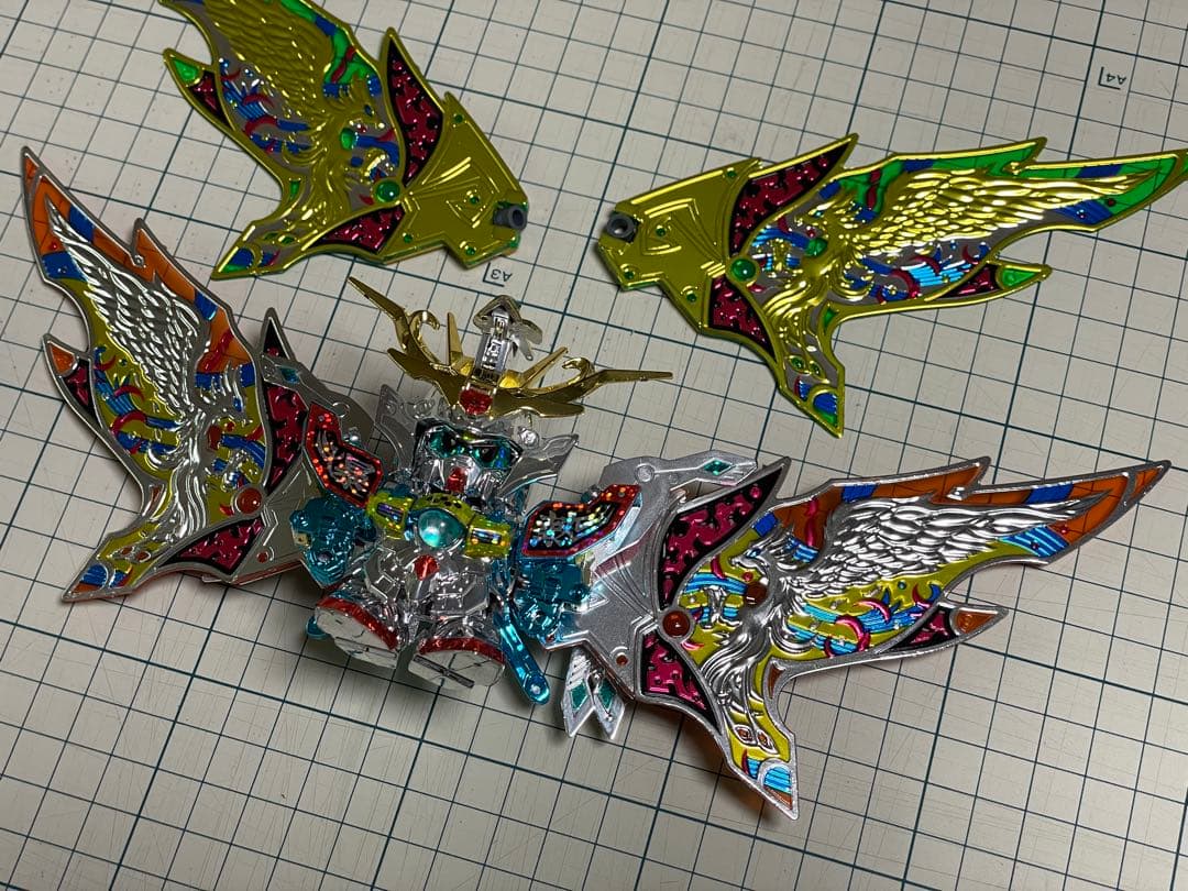 ガンダムBB戦士　號斗丸結晶輝羅鋼天空鳳凰翼形態