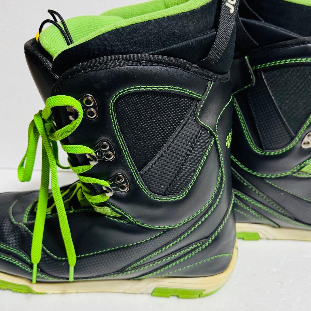 28cm JOYride スノーボードブーツ 黒/緑初心者格安特価激安