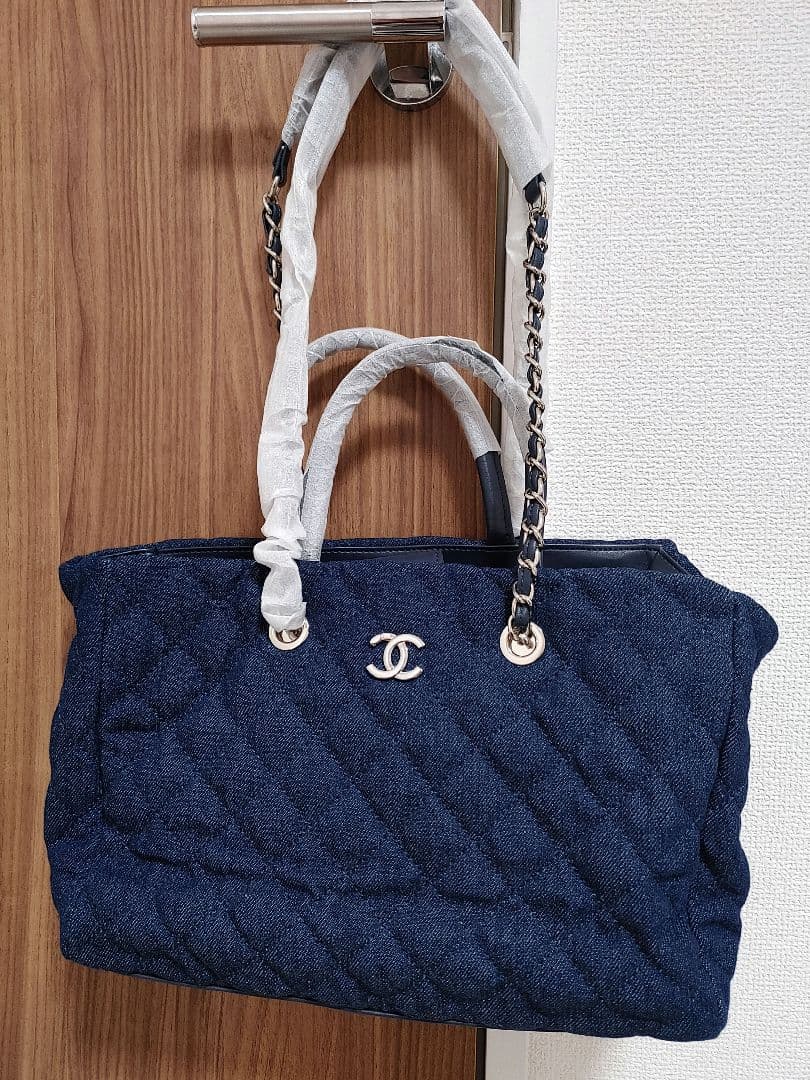 CHANEL　デニムキルティング　ハンドバッグ　ノベルティ商品　非売品