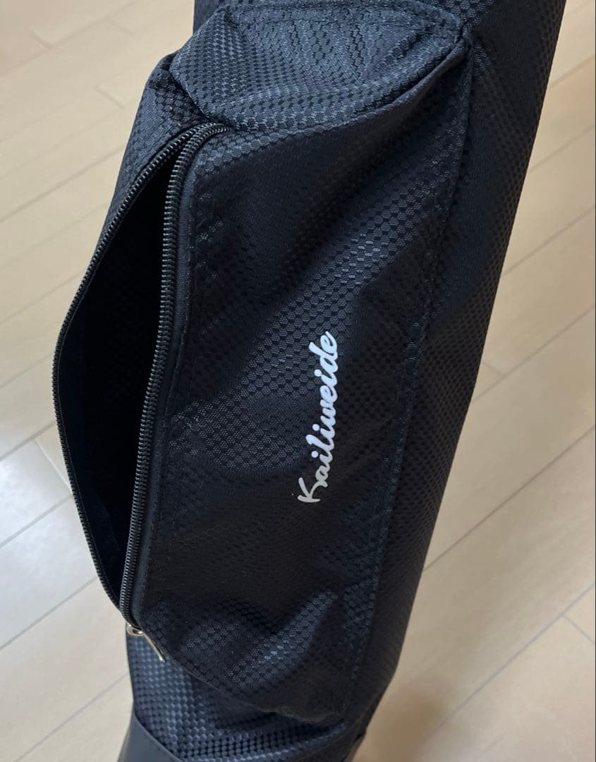 新品　軽量スタンド　ゴルフサブキャディバッグ　ブラック