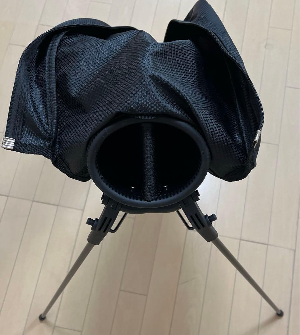 新品　軽量スタンド　ゴルフサブキャディバッグ　ブラック