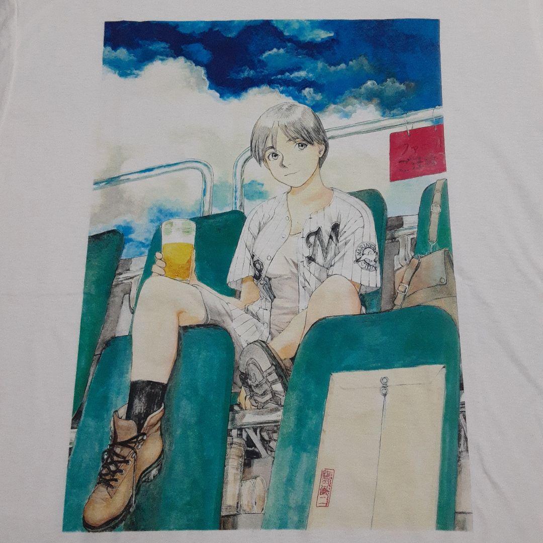 新品未使用　鶴田謙二　教養画集イラストTシャツ　日本製