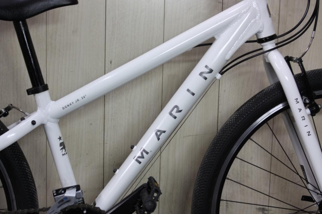 MARIN DONKY JR26アルミ2X7S 330mm 子供用本格MTB 白