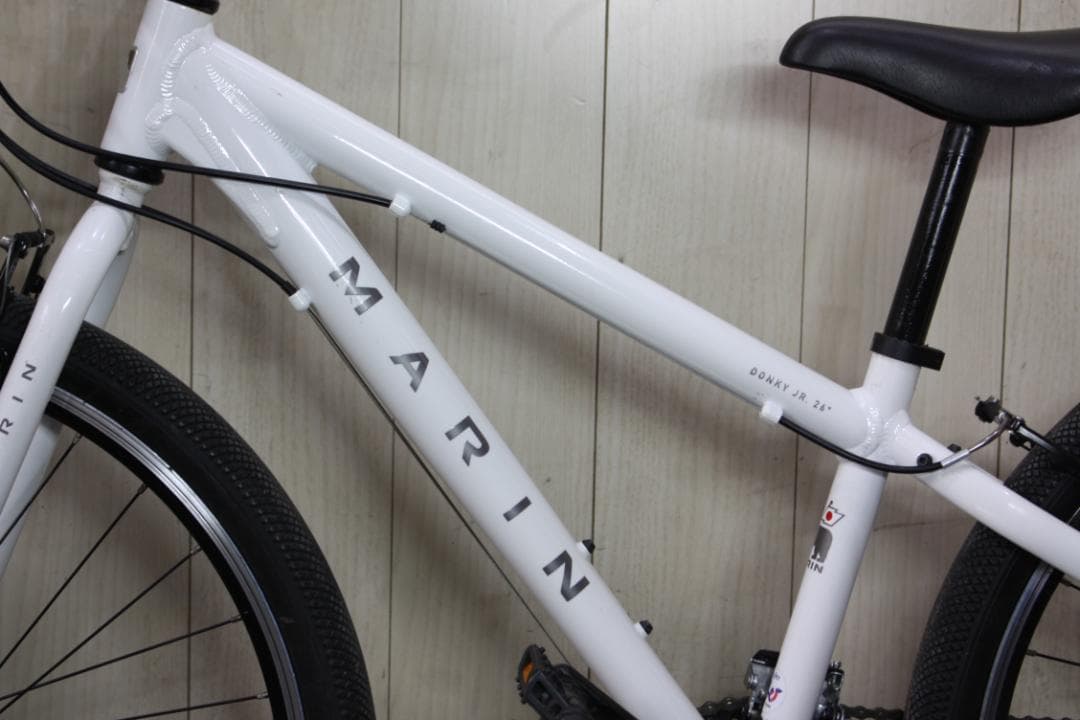 MARIN DONKY JR26アルミ2X7S 330mm 子供用本格MTB 白