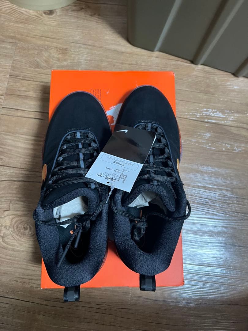 NIKE BOOK 2 EP ブラック/オレンジ