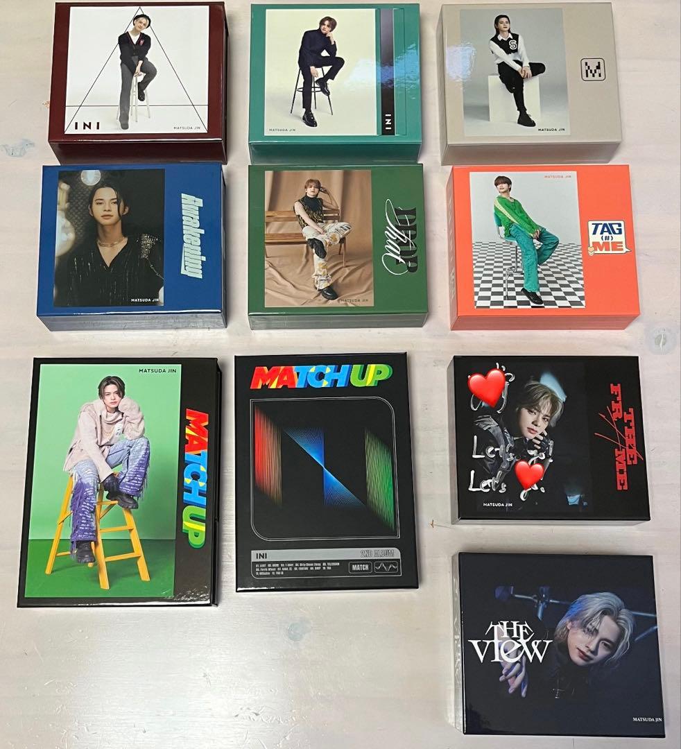 INI 松田迅　うちわ　アクスタ　トレカ　ジャケ写　特典BOX まとめ売り