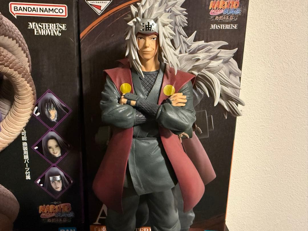 一番くじ　NARUTO 伝説の三忍　A賞　自来也　B賞　大蛇丸　2点セット