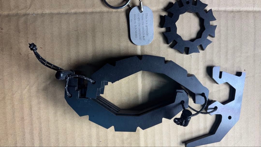 ボンボネロ アルミ 手榴弾 アルマイト ブラック BRUNT bonbonero