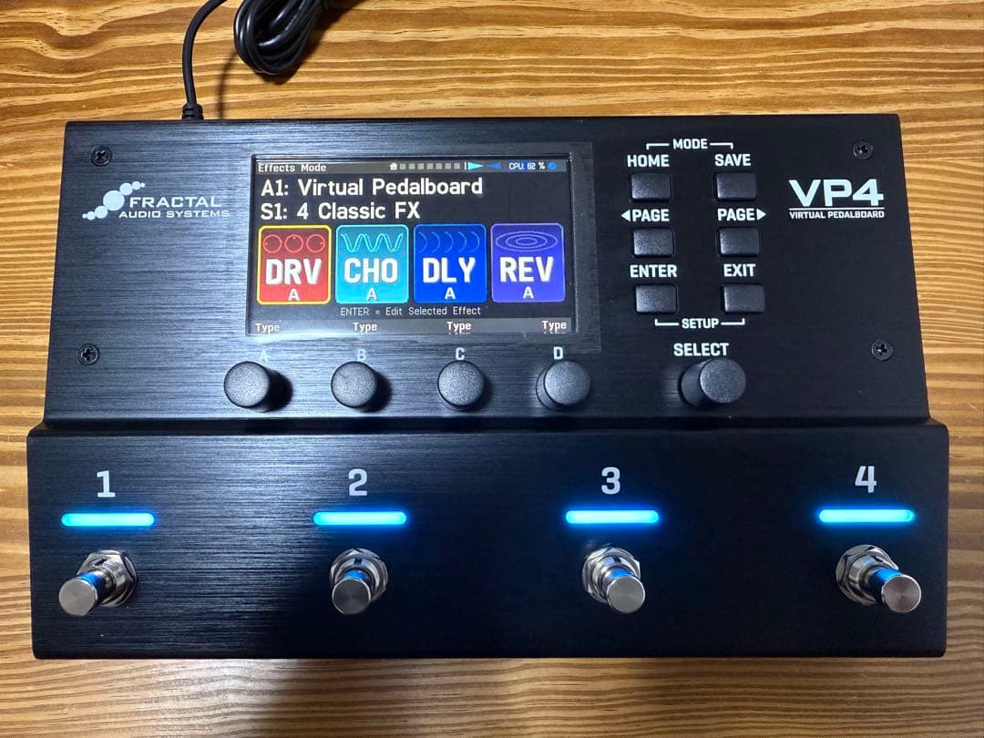 Fractal Audio VP4 バーチャルペダルボード