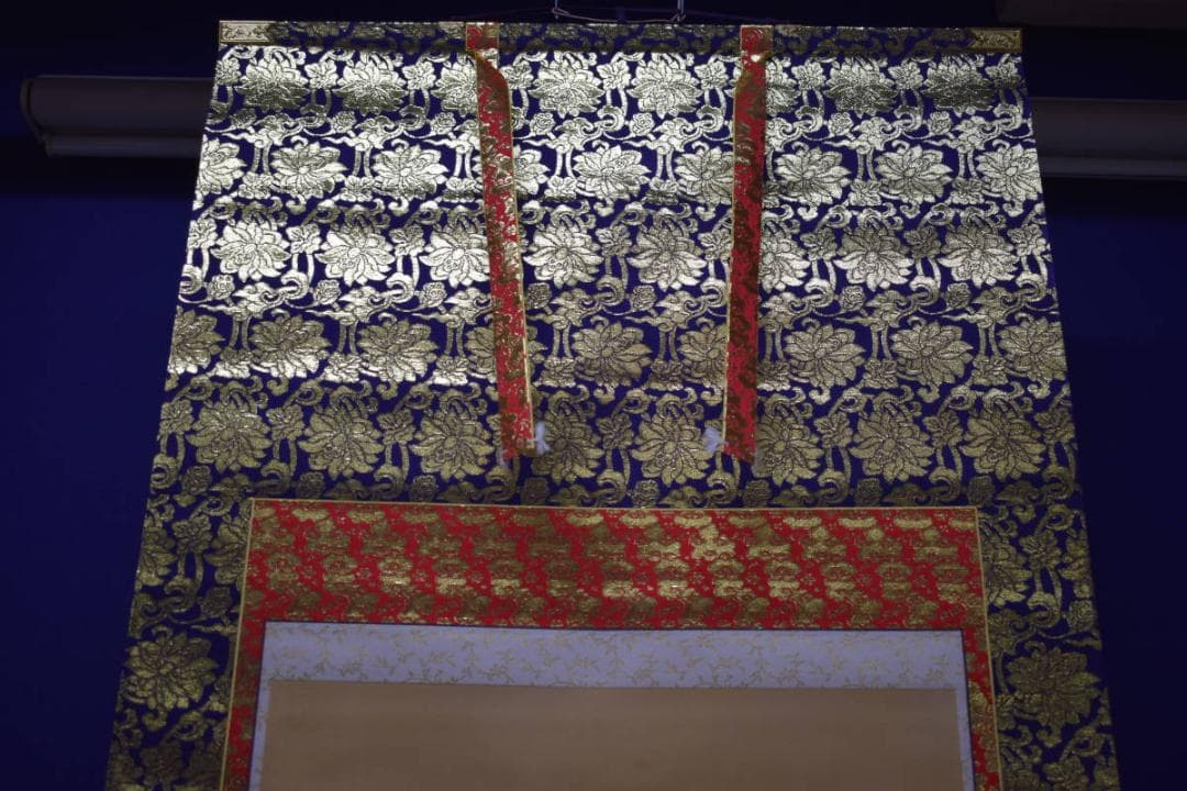 真作/島田葆光/十三仏図/十三佛図/布袋屋掛軸HI-996