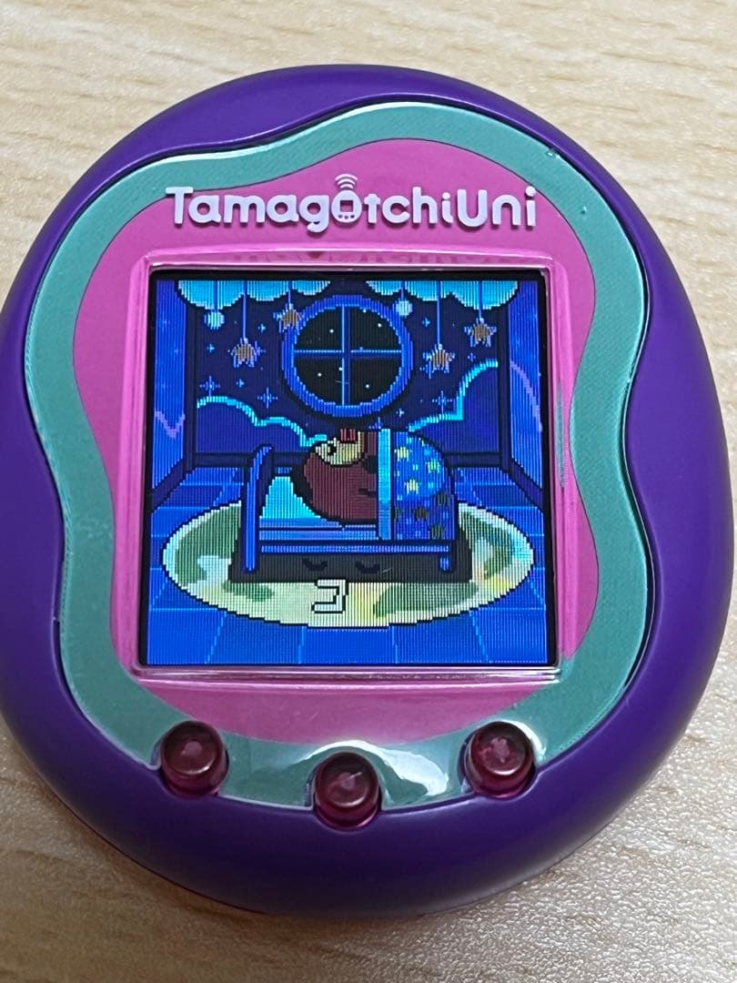 たまごっちユニTamagotchi Uni パープル 付属品完備