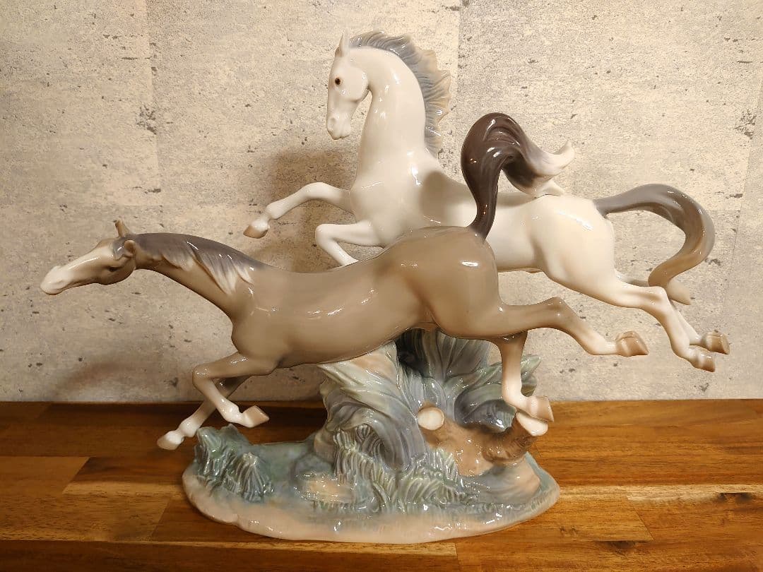 【極美品】【完売品】リヤドロ　駆ける馬　LLADRO