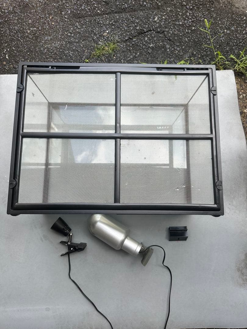 GEX グラステラリウム 6030 爬虫類　ケージ　ランプソケット2種類付き！