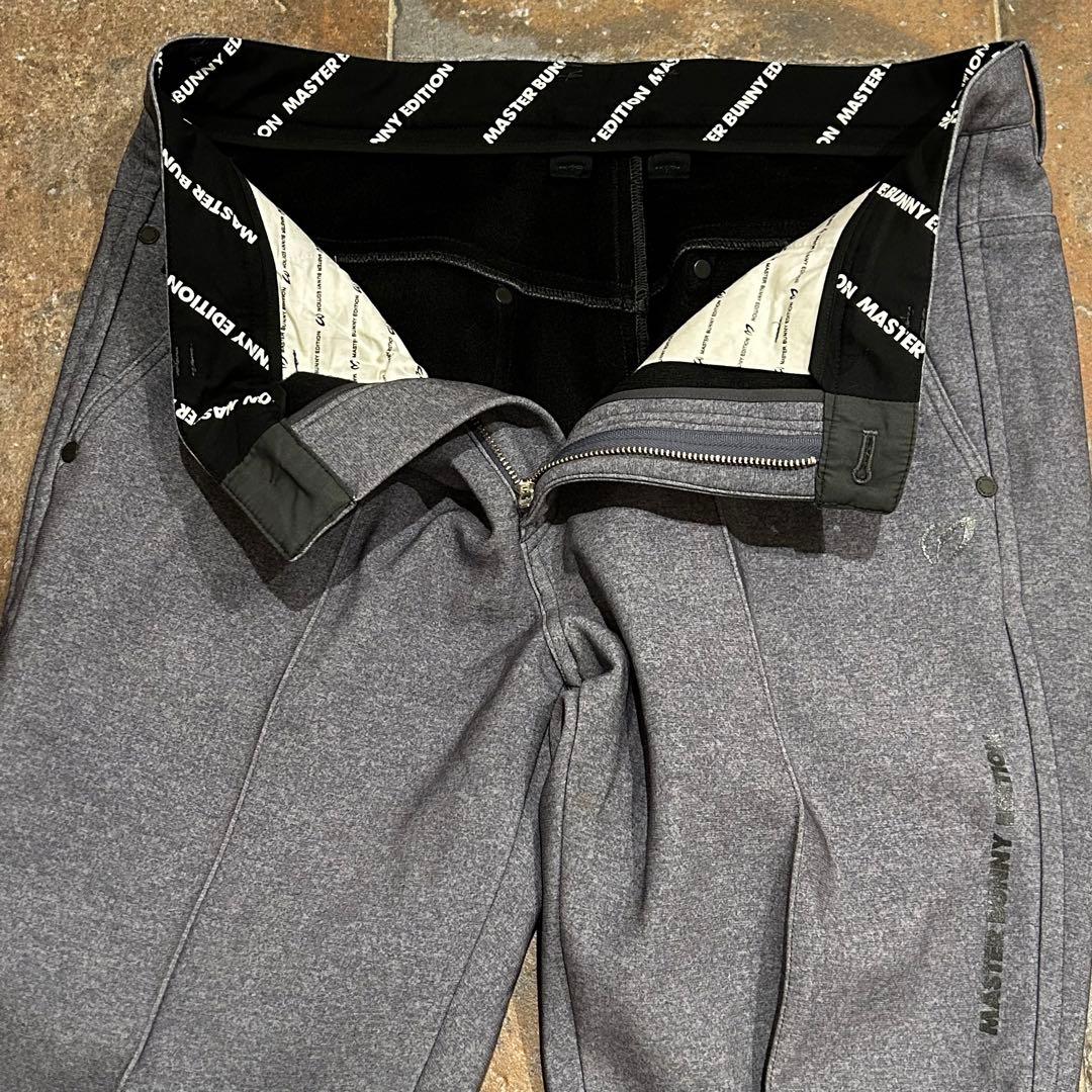 MASTER BUNNY EDITION パンツ　裏起毛　ストレッチ　グレー系