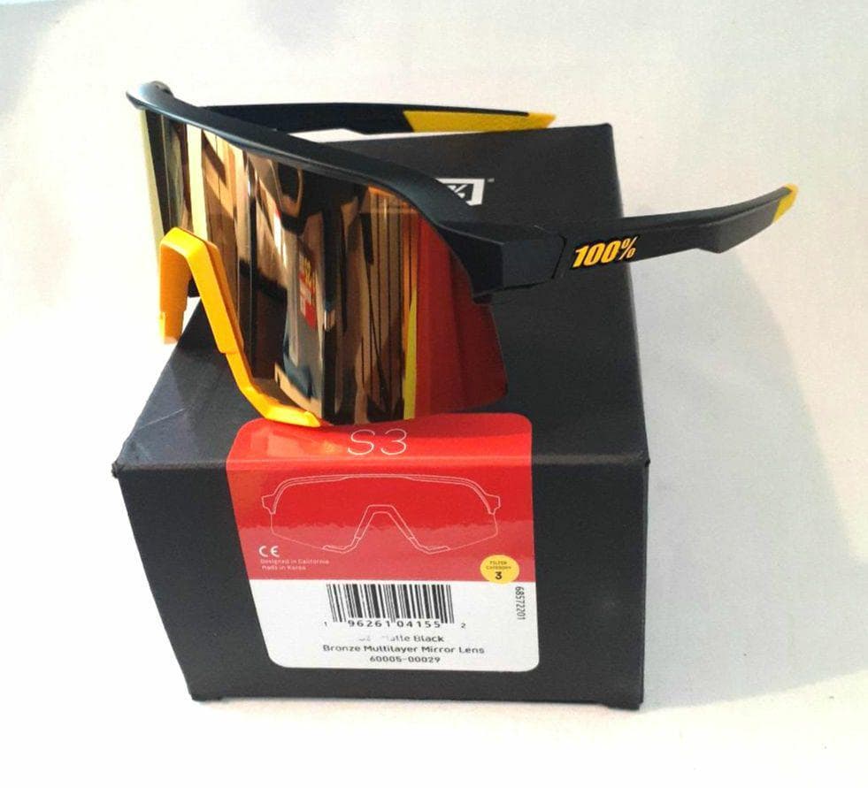 売約済み 100% S3 ブラック ブロンズ ワンハンドレッド サングラス