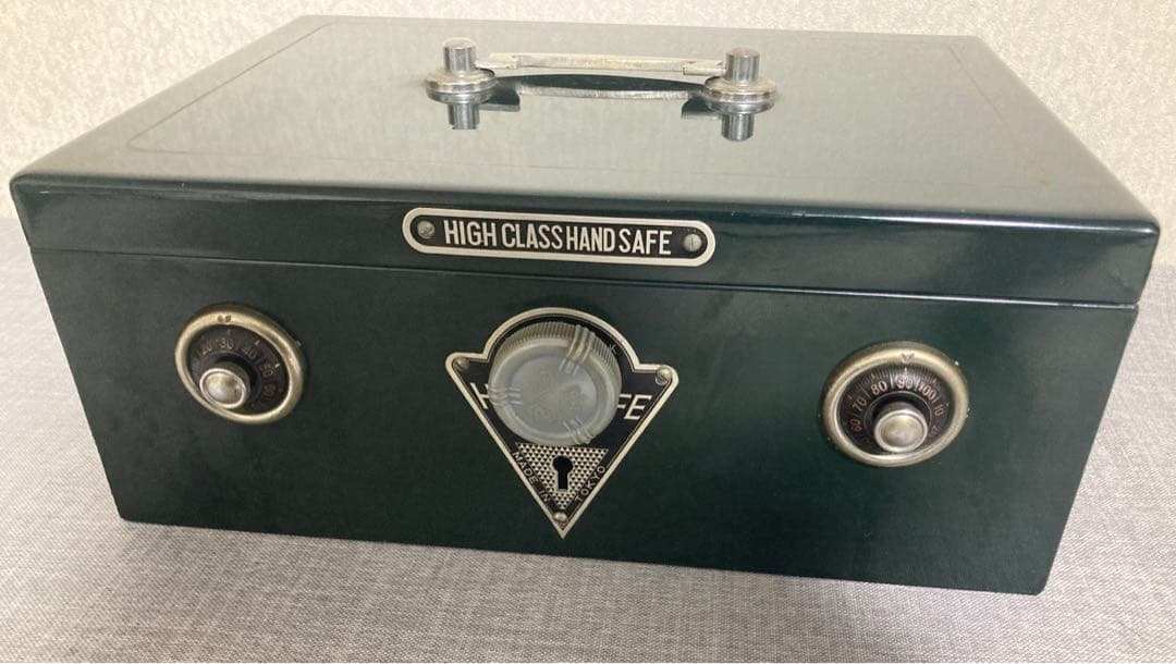 超超超激レア ALPS 手提げ金庫 鍵あり昭和レトロ アンティーク ヴィンテージ