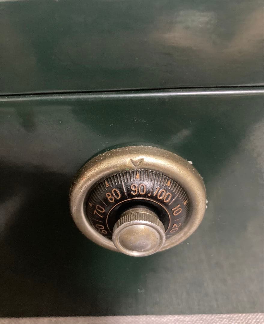 超超超激レア ALPS 手提げ金庫 鍵あり昭和レトロ アンティーク ヴィンテージ