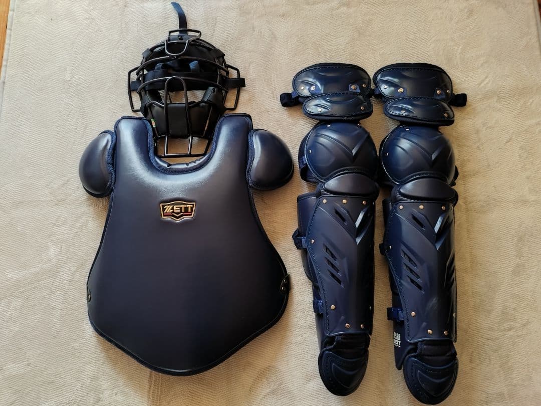 ZETT キャッチャー防具セット JSBB ネイビー