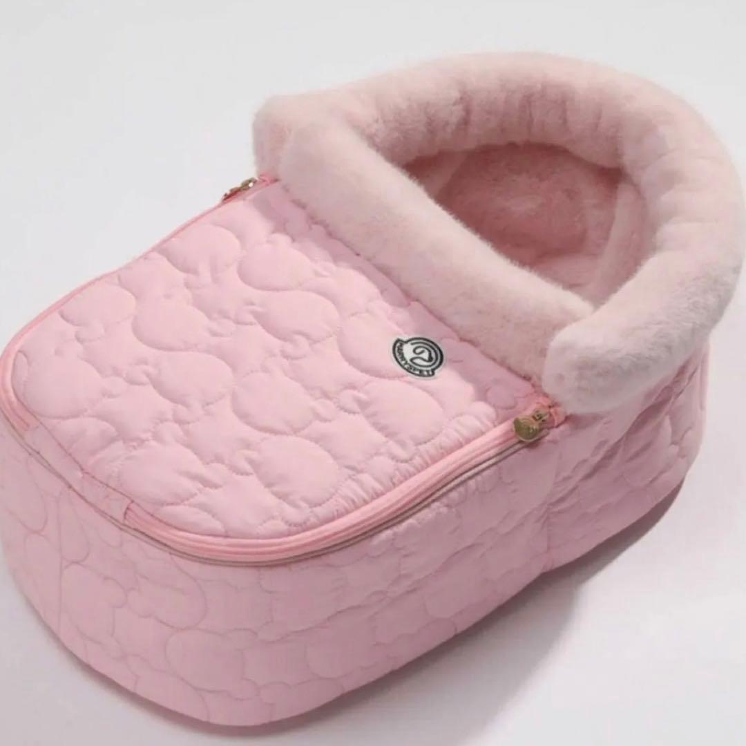 【新品】ハリースペット　バシネットDORM チークピンクL