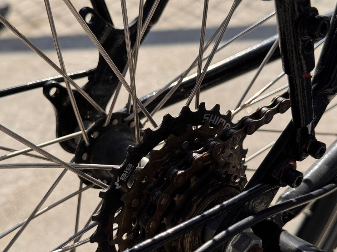 カーゴバイク 三輪自転車 フロントカーゴ 木箱付き【★直接引渡しのみ】