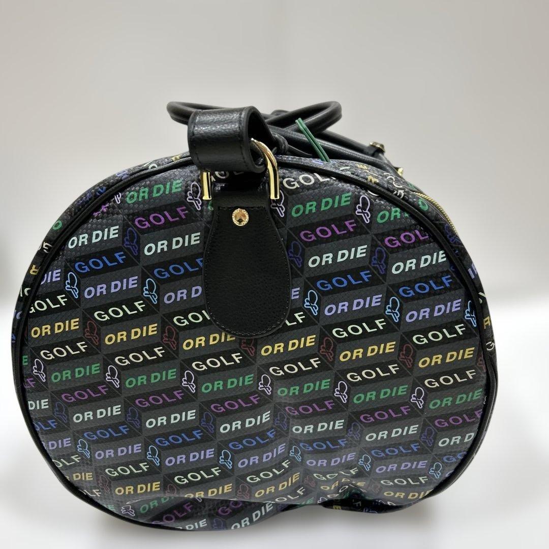 新品❤️マーク&ロナ ゴルフバッグ ブラック・マルチカラー