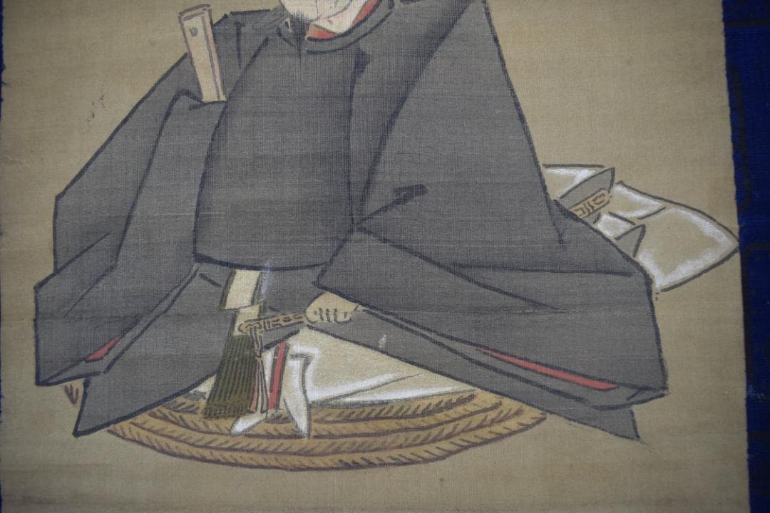 作者不詳/菅原道真公像図/掛軸☆宝船☆Z-628